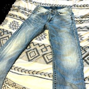 Silver Jeans Zac relaxed fit straight leg size 30 waist 32 length